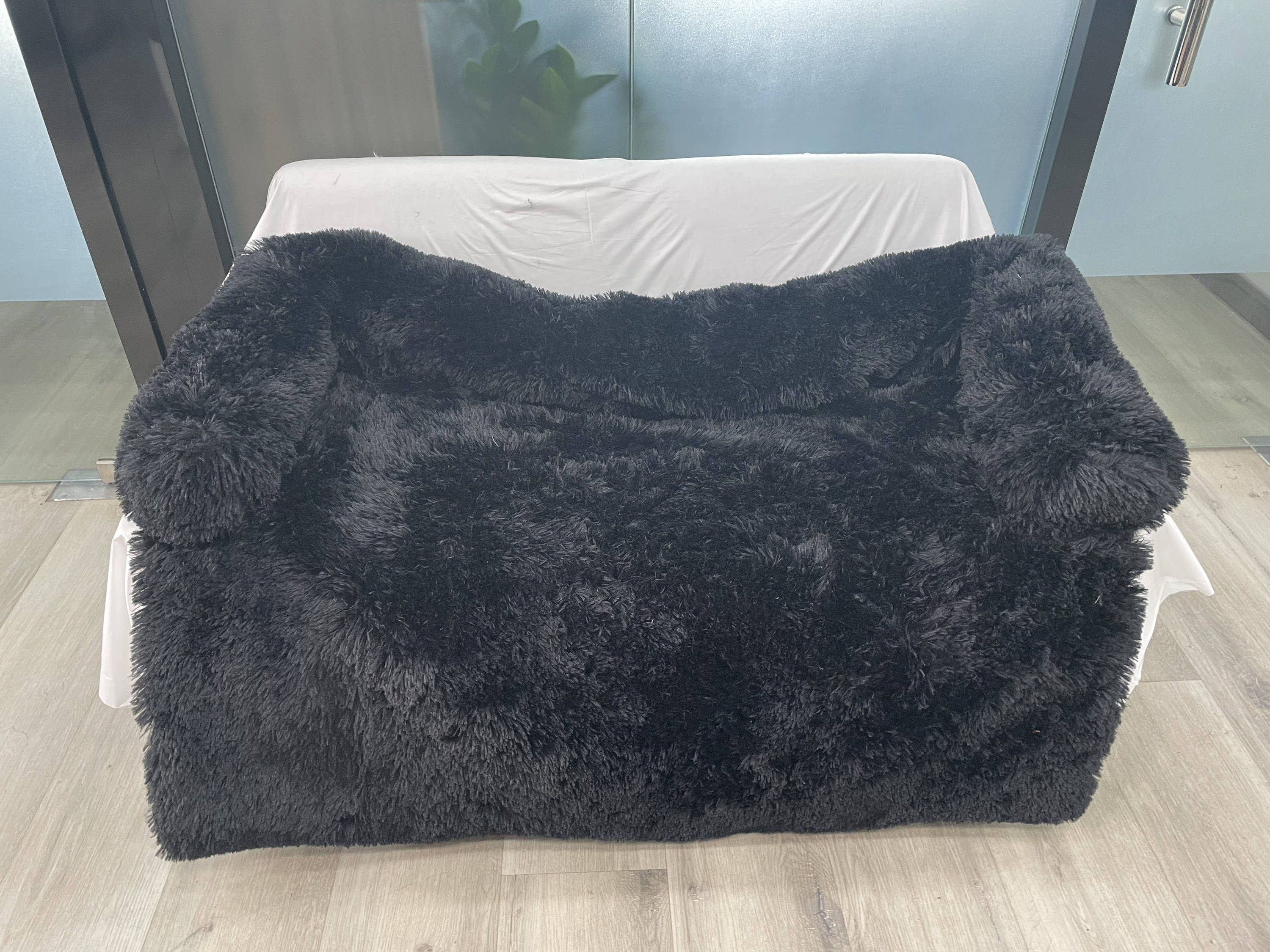 Washable Pet Sofa Dog Bed Calming Bed For Large Dogs Sofa Blanket Winter Warm Cat Bed Mat Couches Car Floor Furniture Protector