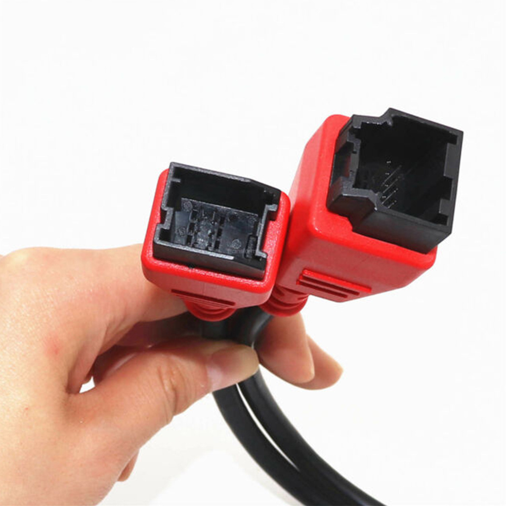 Custom 16 Pin Connector OBDII Chrysler 12+8 Cable Adaptor OBD2 Y Adapter Cable Autel MaxiSys Elite/ MS908/ MS908P/Launch X431 V