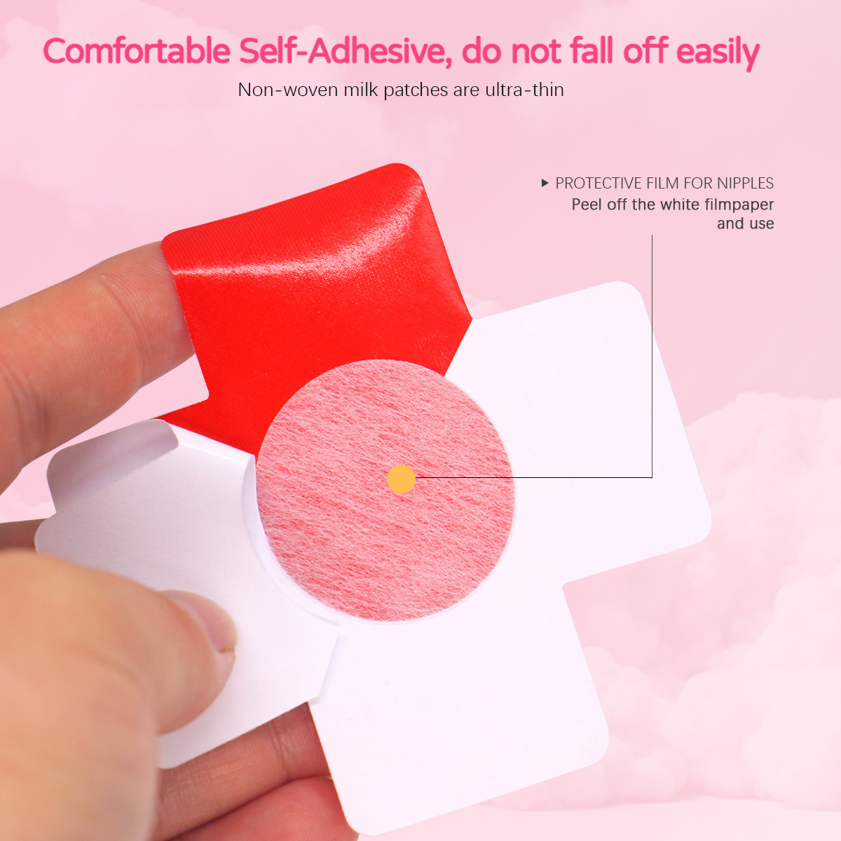 Fast Delivery Disposable Beast Sticker Satin Adhesive Sexy Red Nipple Covers Cross Shape Nipple Pasties Disposable Boob Covers