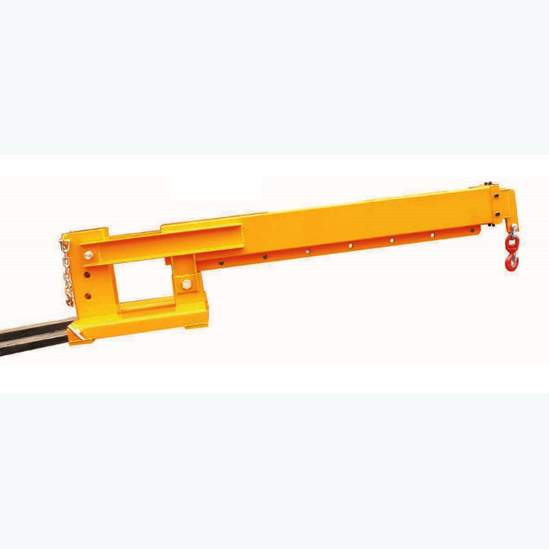 YLB01 fork mounted angle adjustable telescopic boom lift crane cargo boom lift job crane