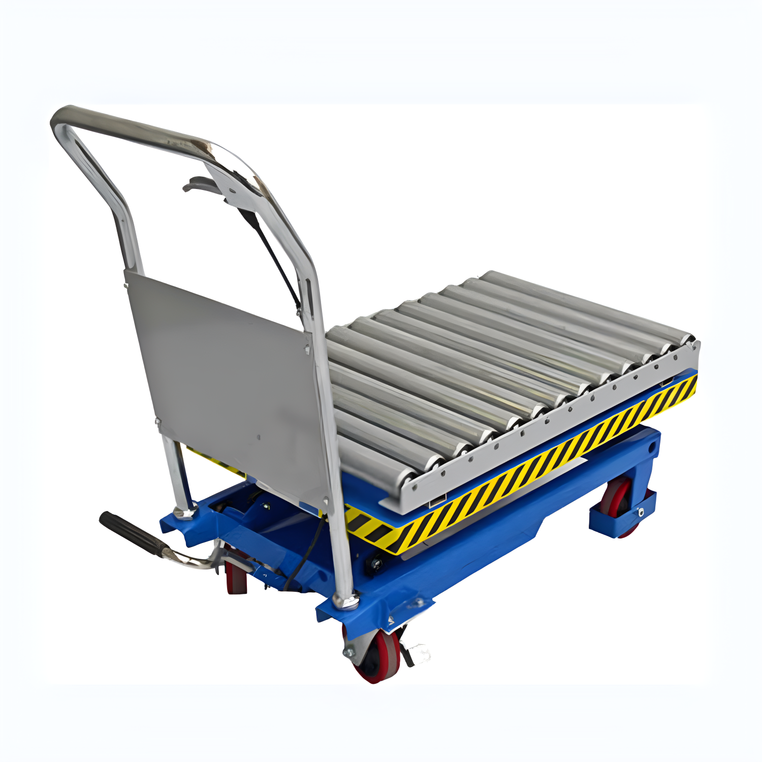 TF-R  hydraulic portable scissor lift table with roller / balls scissor lift platform truck