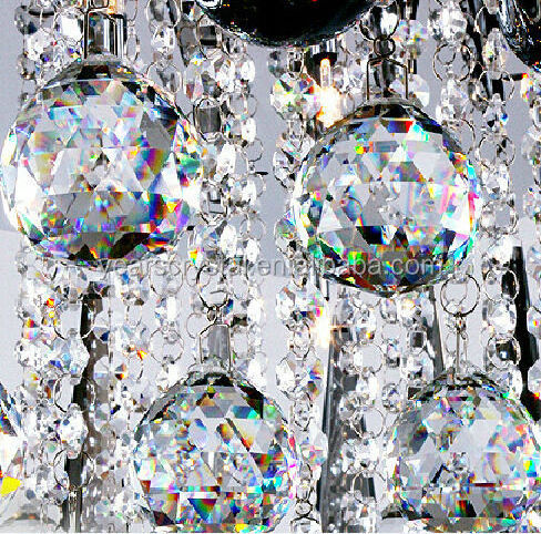 prisms crystal glass ball with hole for suncatcher chandelier hanger 4cm