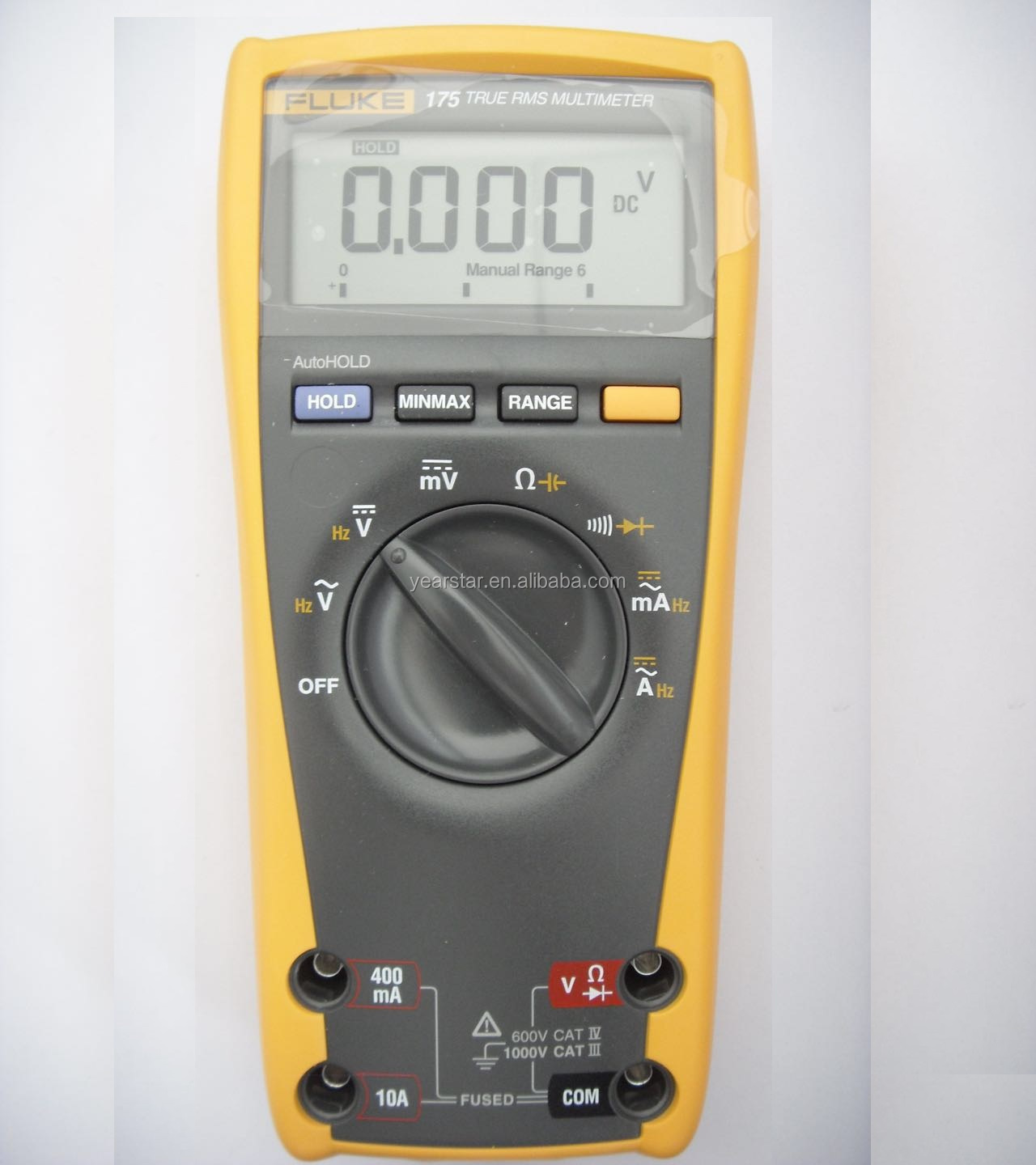 185 * 90 * 43 mm En 61010- 1600 v cat iv Fluke 175 Industrial Multimeter