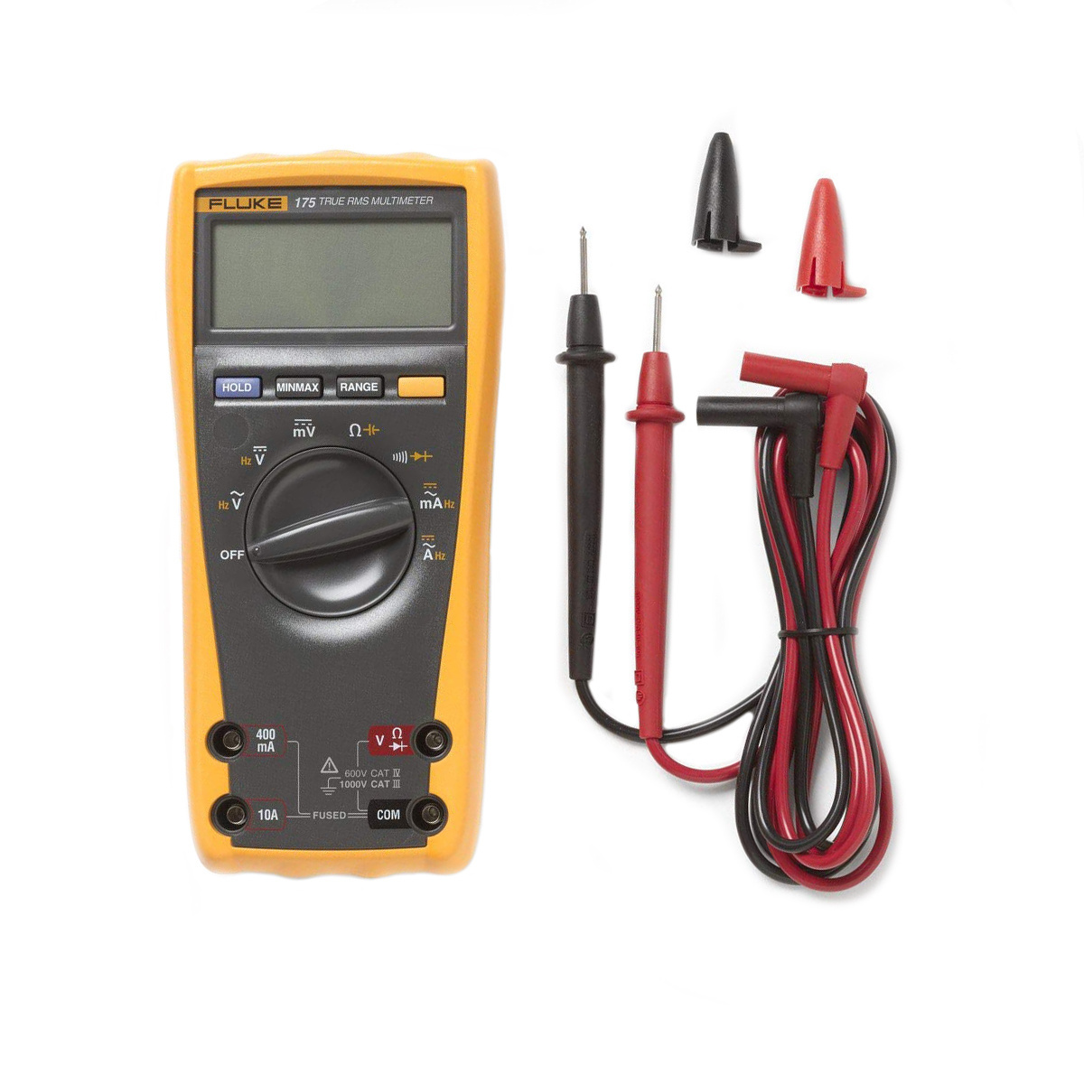 185 * 90 * 43 mm En 61010- 1600 v cat iv Fluke 175 Industrial Multimeter