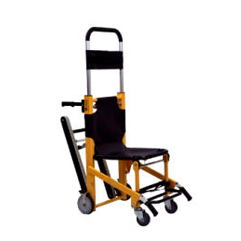 Rehabilitation equipment electric stair climbing lift folding stairway trolley chair stretcher for disabled