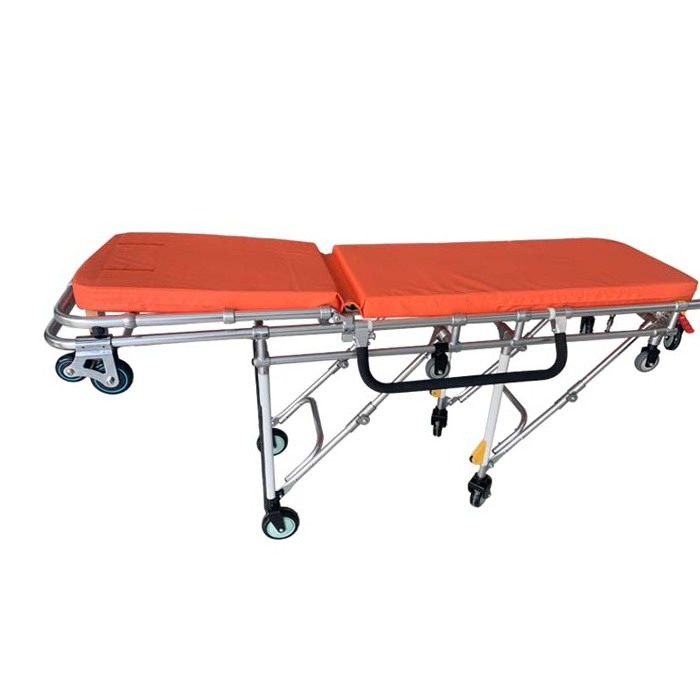 Aluminum Alloy Material foldaway Wheelchair Transfer Patient Stair Transfer portable Stretcher wheeled ambulance stretcher