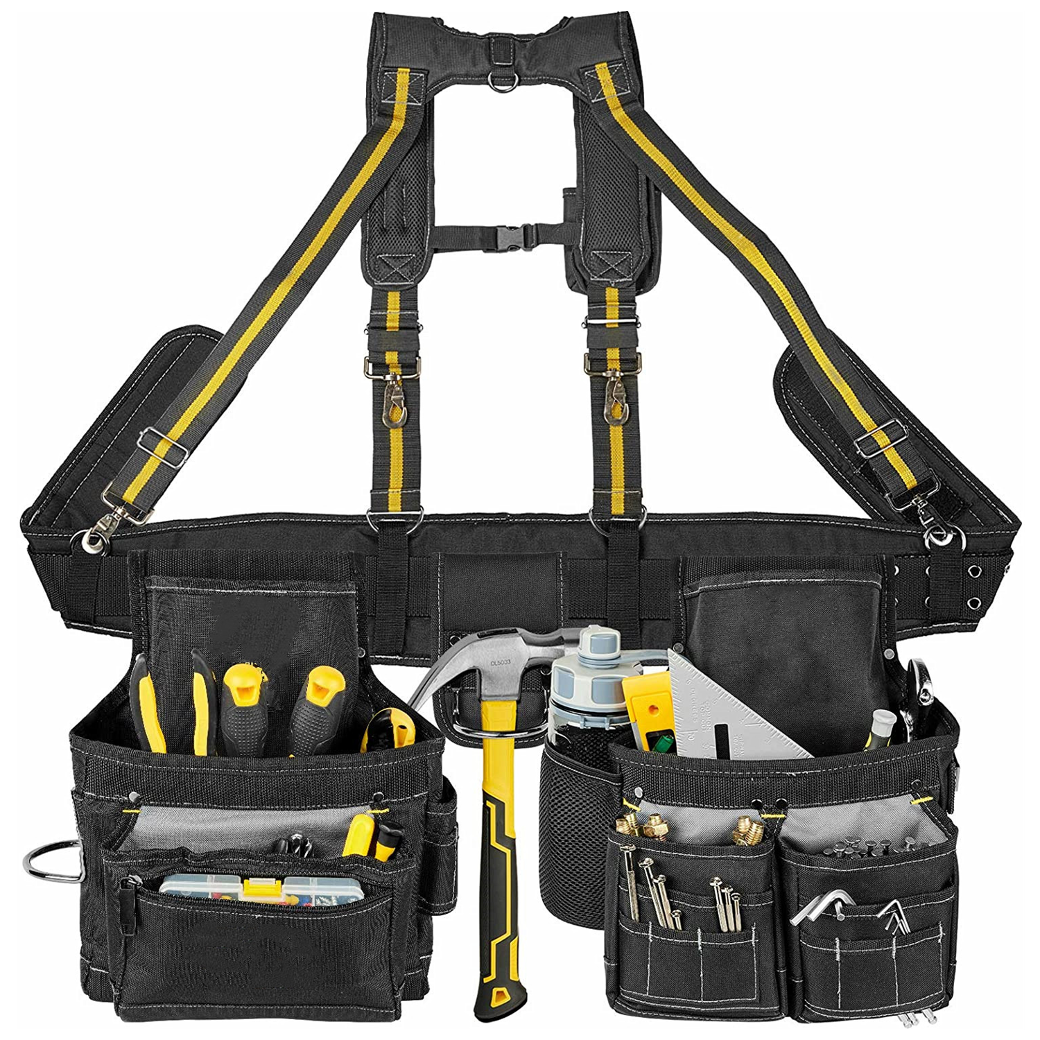 Tool vest super anti-wear Y-shaped pvc tool belt combination suitable electricians tool bag work for men