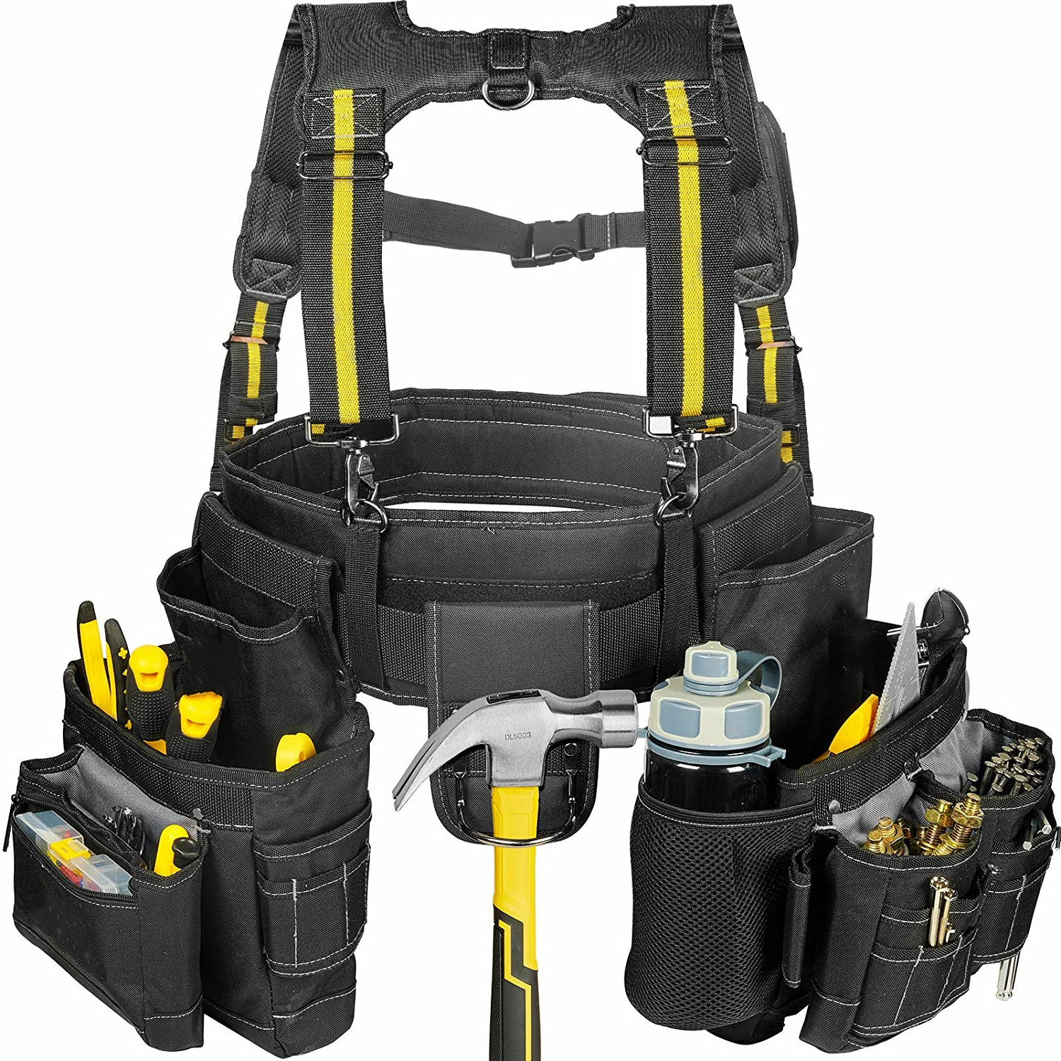 Tool vest super anti-wear Y-shaped pvc tool belt combination suitable electricians tool bag work for men