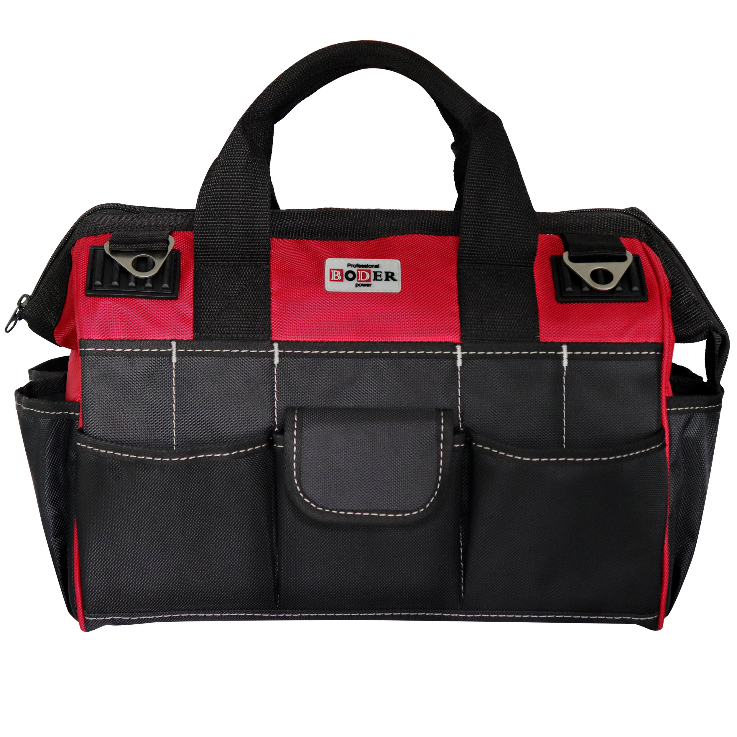 Heavy duty nylon electrician multi storage organizer 16 inch handle tool bag work Heavy duty bag