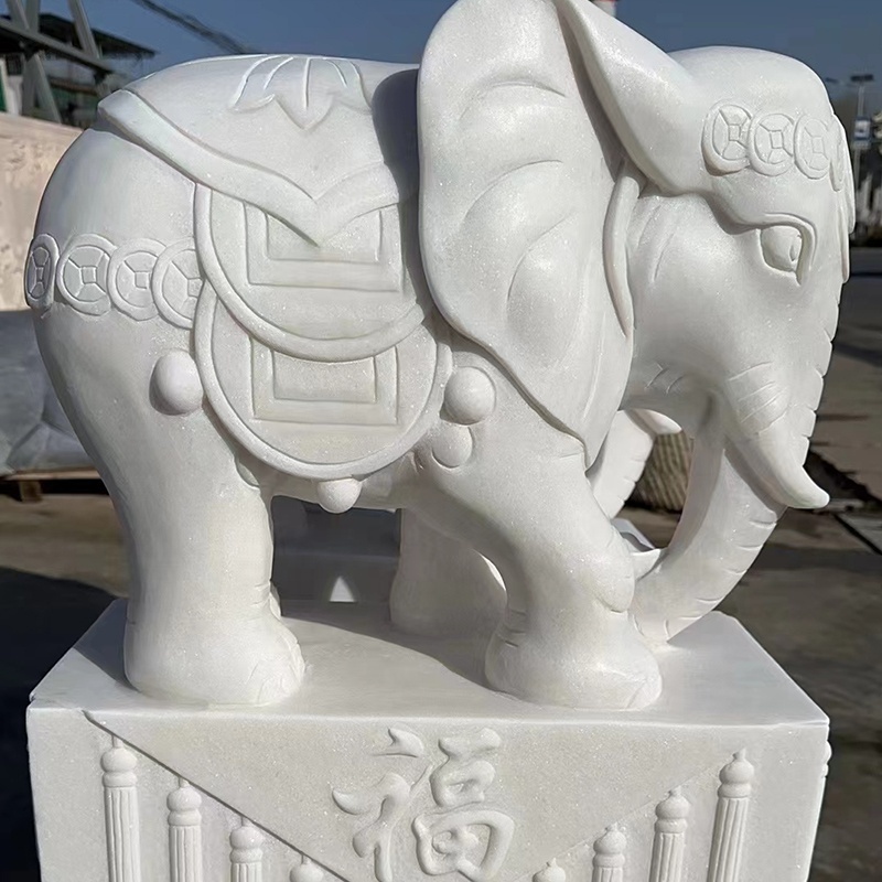 Garden Stone Carving Outdoor Sculpture White Marble abstract stone modern sculpture