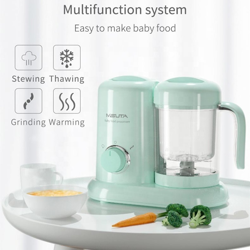 Multi-functional Steam Electric Baby Food Maker 2 in 1 Baby Food Processor  Blender