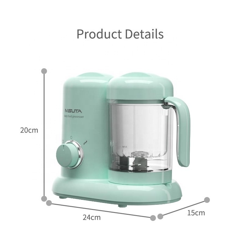 Electric Food Blender Multi-function Portable Baby Food Warmer Steamer Baby Food Processor