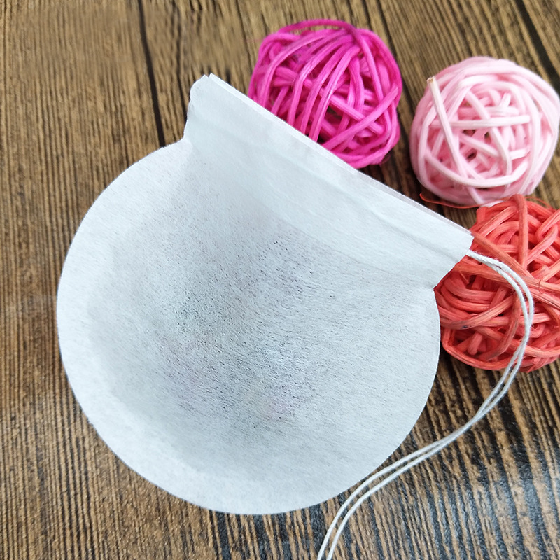 Disposable Empty  Paper Biodegradable Tea Bag Round coffee Tea Filters