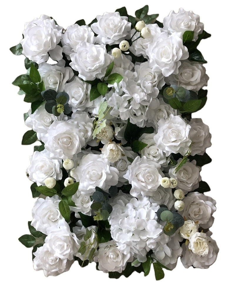 3D Flower Wall for Silk Flower Wedding Decoration, Simulation Flower for Wedding Party Center Decoration