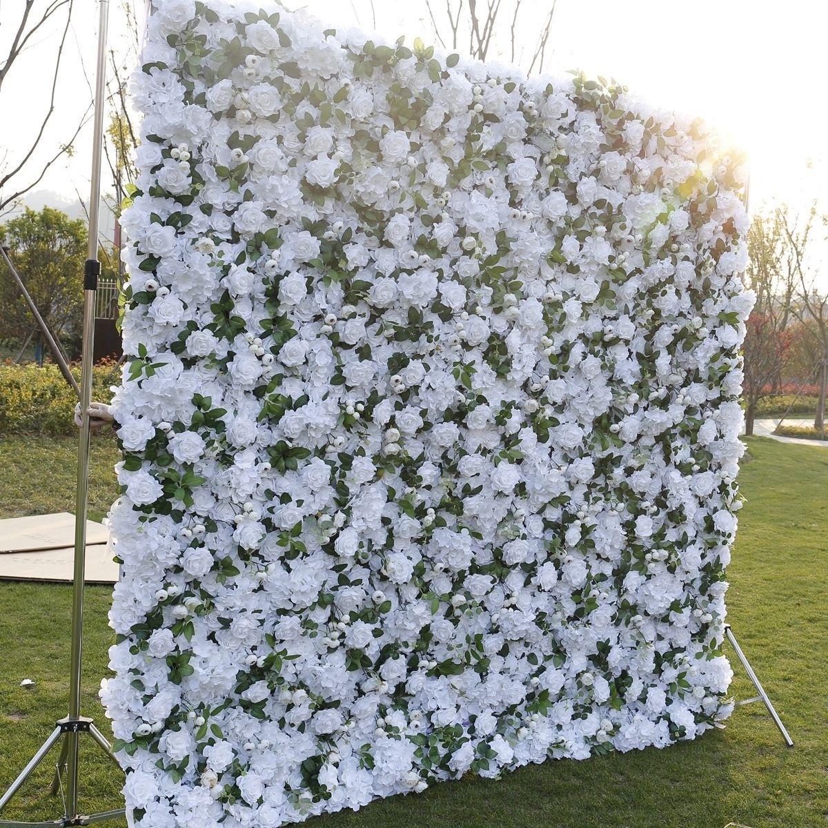 3D Flower Wall for Silk Flower Wedding Decoration, Simulation Flower for Wedding Party Center Decoration