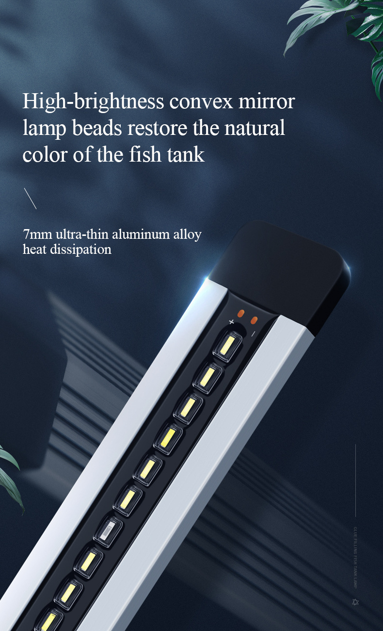 YEE Aquarium Fish Tank Accessories Decorate Illumination Arowana Parrot Fish Light Stick Aquarium Led Diving lights Light