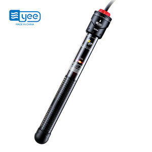 Yee Thicken Quartz Fish Tank Heater Rod 50-500W Power Inline Aquarium Heater with Rotating Fixed Precise Temperature