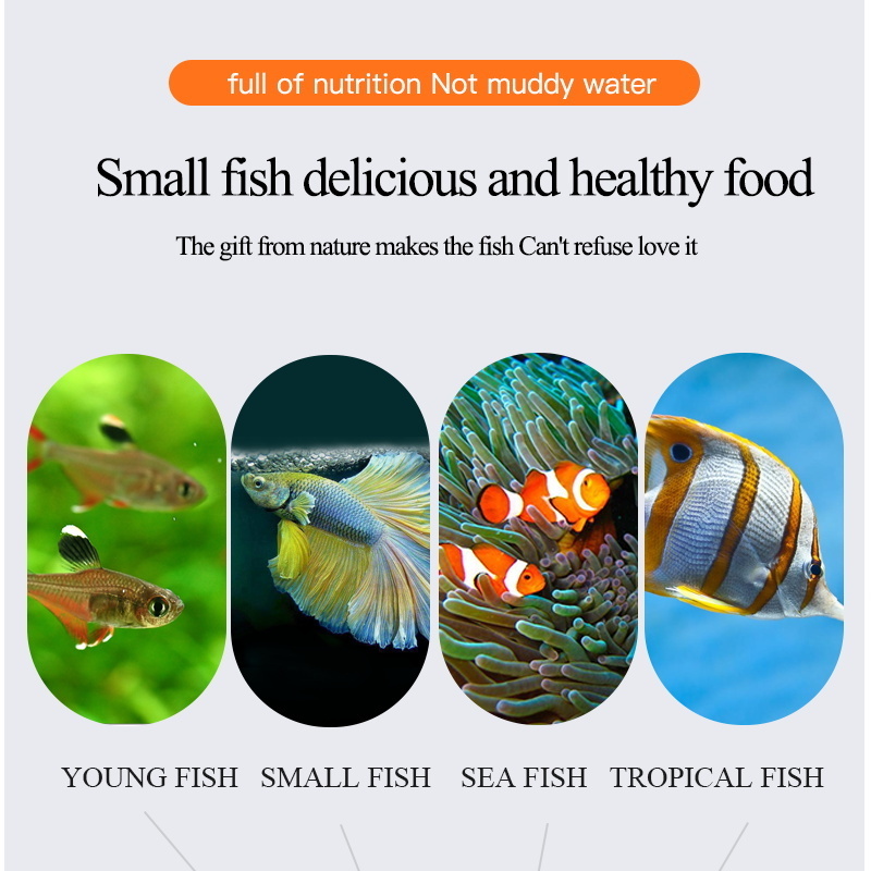 YEE Hot Sale Fresh Water Fish Feed Goldfish Food Pellets Koi Fish Growth Sinking Aquarium Fish Food