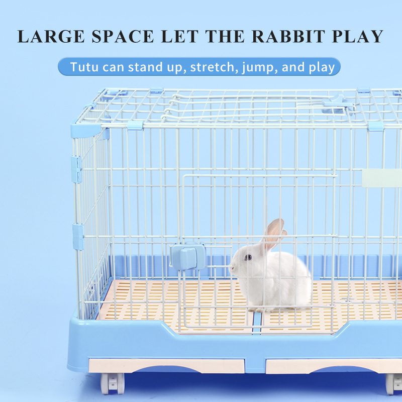 Yee Metal Iron Wire Large Pet Show Cages Portable Folding House Small Rabbit Dog Cat Carry Cage Suppliers