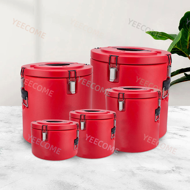 SLT-003T  promotional style Strong Cooler Box  5 Piece Set 4-7-15-30-60L round Cooler Box set Keep Cold and Warm Cooler Box Ice