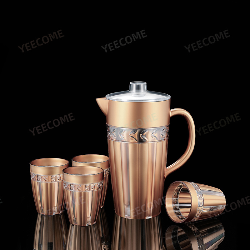 YJM8555 Capacity 2.5L Custom Logo YEECOME brand Timeless pitcher new arrival water jug  5 PCS Tea Pots & Kettles