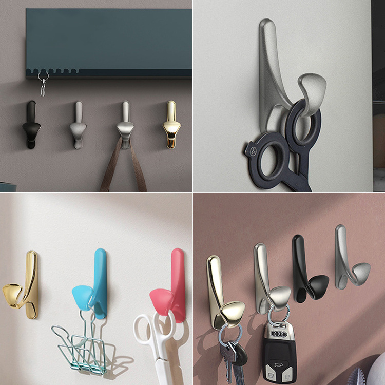 Wall Mount Hook Kitchen Modern nordic Decorative Clothes  Metal Door Hanger Coat kids wall hooks