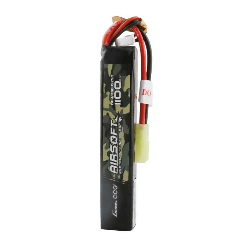 Fast shipping Gens ace 25C 1000mAh 3S1P 11.1V Airsoft Lipo Battery with mini Tamiya Plug