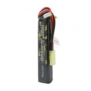 Fast shipping Gens ace 25C 1000mAh 3S1P 11.1V Airsoft Lipo Battery with mini Tamiya Plug