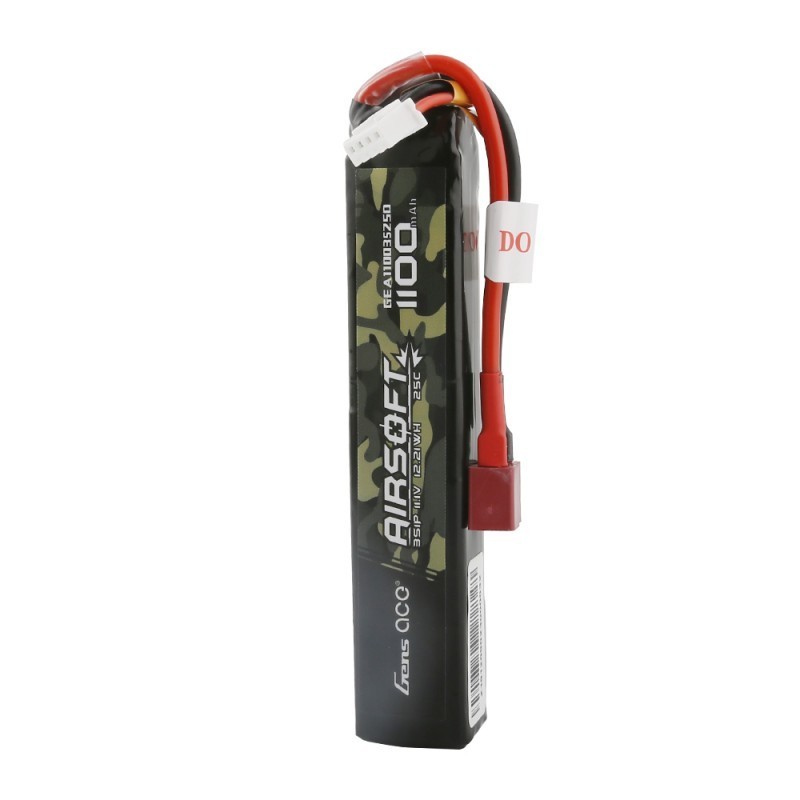 Fast shipping Gens ace 25C 1000mAh 3S1P 11.1V Airsoft Lipo Battery with mini Tamiya Plug