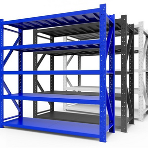 Lightweight Adjustable Industrial Shelving Systems Multi-Layer Storage Racks for Warehouse Stacking Shelves