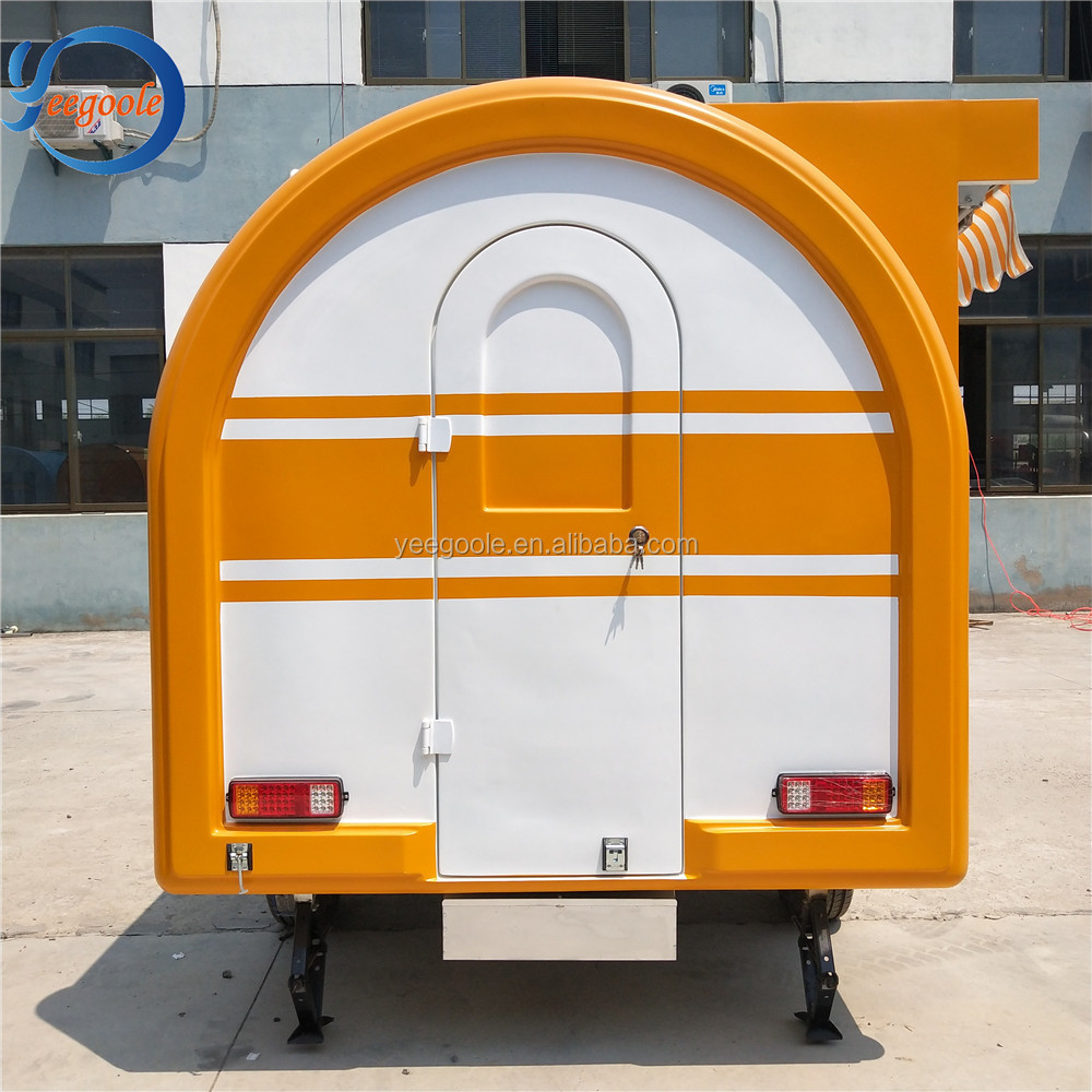 yeegoole  Street Mobile Food Kiosk Coffee Cart for sale china mobile food cart CE