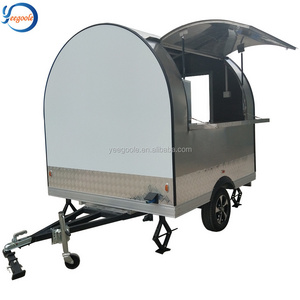 Food cart design to sell coffee bubble tea juice potato kiosk