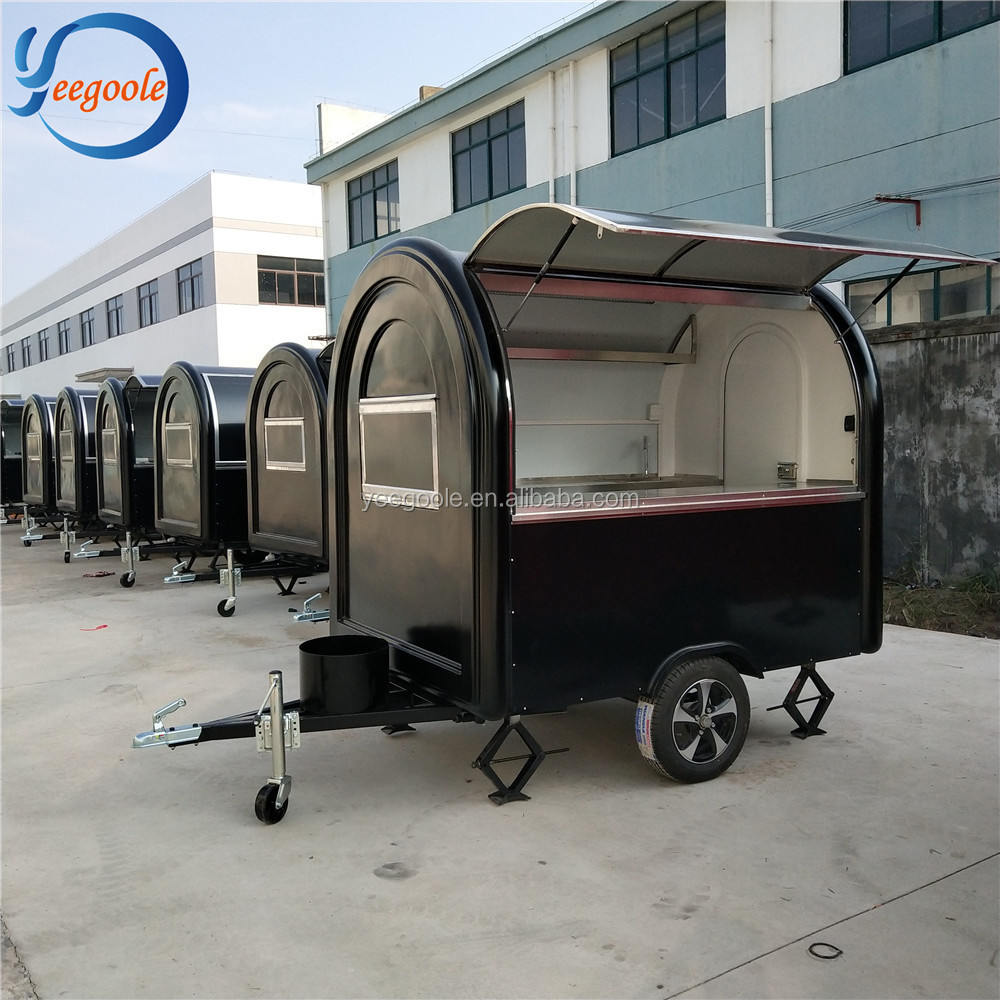 Mobile food cart for sales,crepe cart/street food vending cart for sales,hot dog cart/mobile food trailer with big wheels