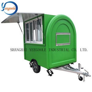 Cool Summer Mobile Soft Icecream Cart wih ice cream machine YG-LC-01S  icecream push cart