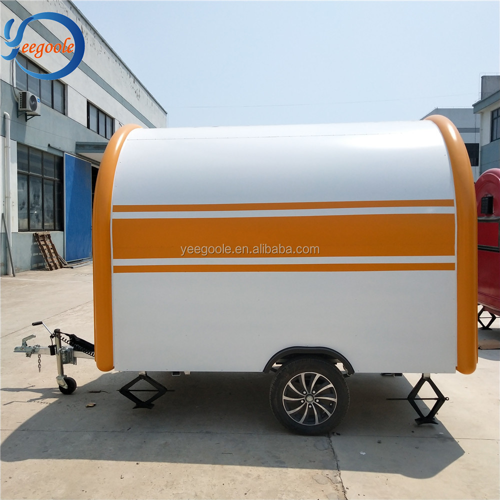 yeegoole  Street Mobile Food Kiosk Coffee Cart for sale china mobile food cart CE