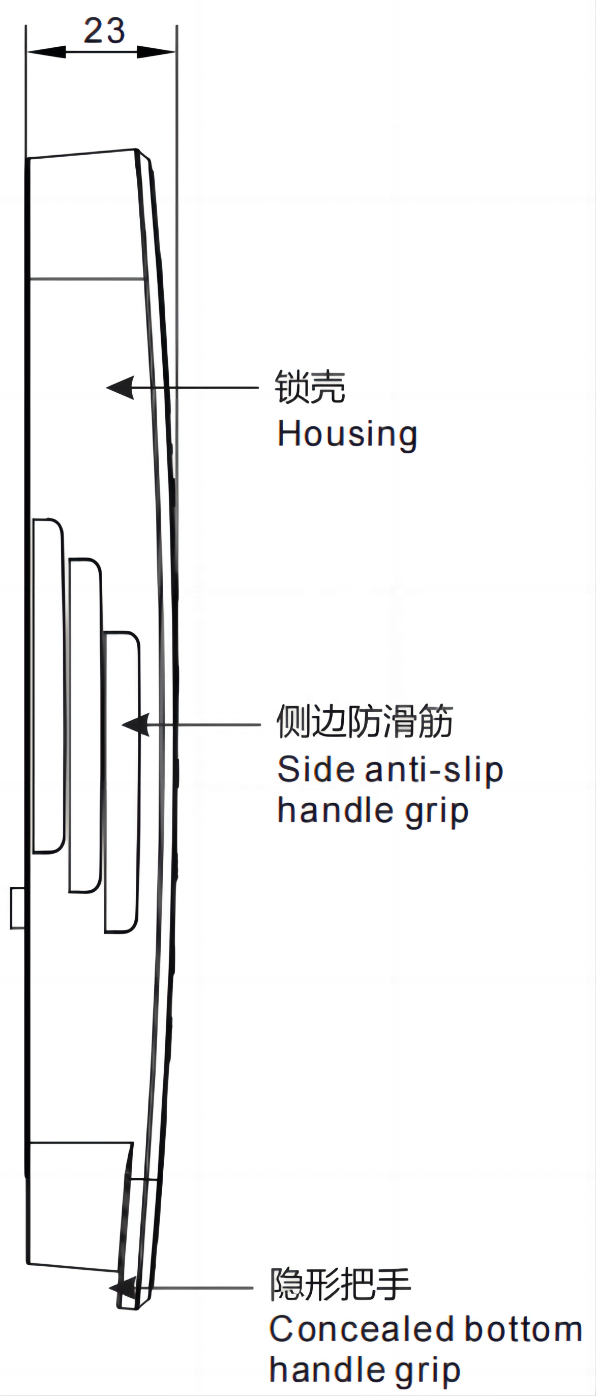 Yeeka 1509 Series Electronic Lock suitable for self-eject door,cabinet rack electronic lock,rack access control lock