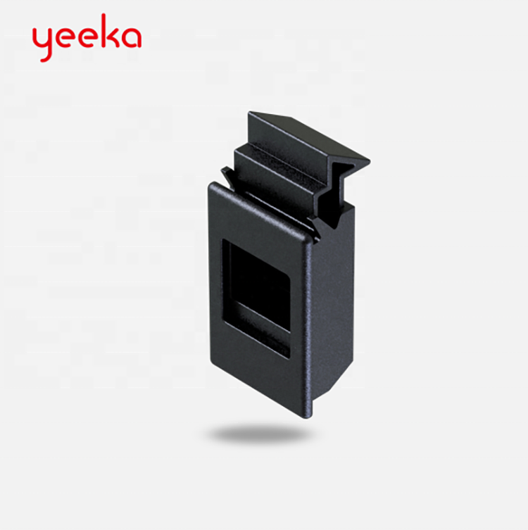 Yeeka Snap-in Slide Latch 1250-20 ,black PA latch for Network Rack