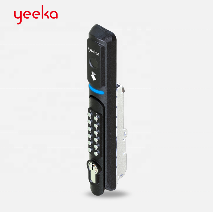 YEEKA 1507 series electronic swinghandle ,smart Lock Fingerprint  Latch  Remote Control Communication Cabinet Lock