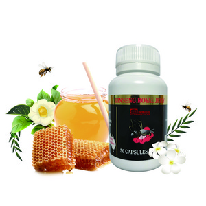 Gensing royal jelly capsule 1000mg honey for health  immunity supplement