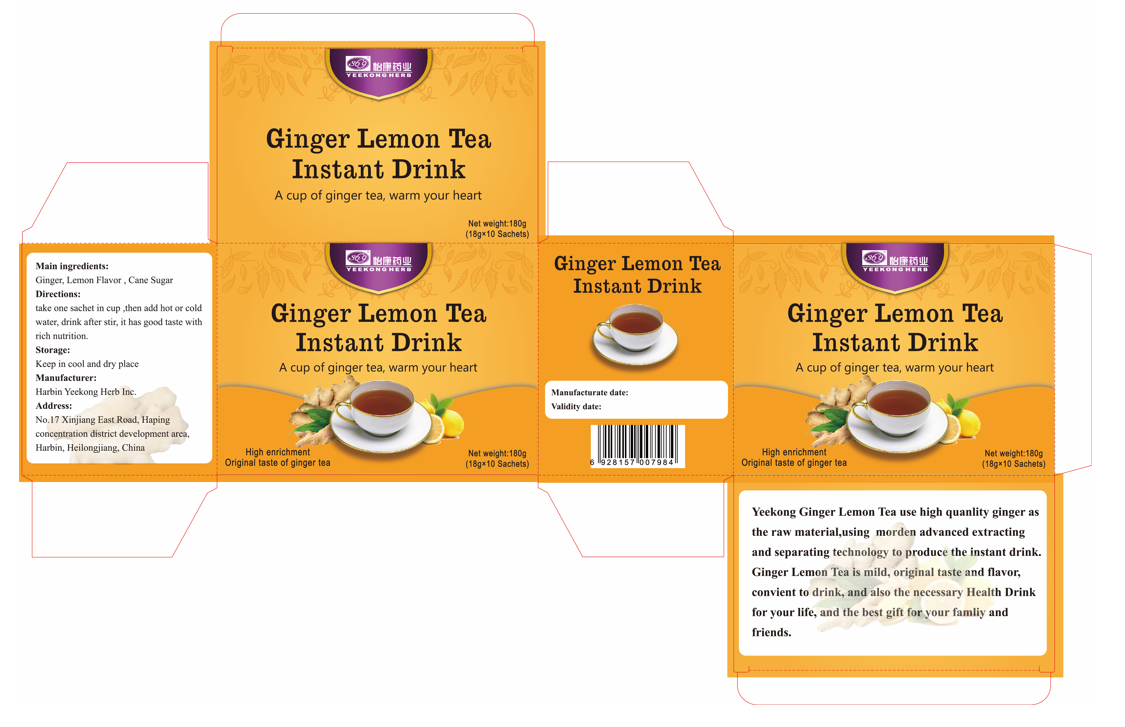 wholesale China instant lemon ginger tea bags Specially supplied