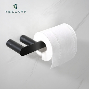 2024 New Design Creative Bathroom Wall-mounted Punch-free 304 Stainless Steel Paper Towel Holder