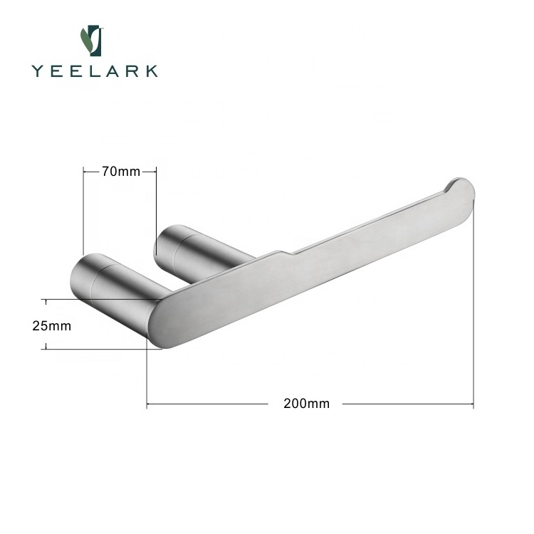 2024 New Design Creative Bathroom Wall-mounted Punch-free 304 Stainless Steel Paper Towel Holder