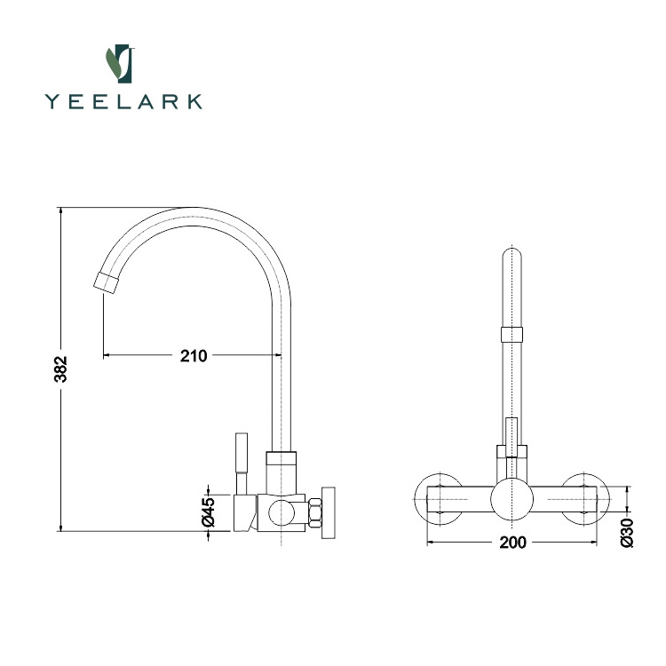 High Quality China Factory CUPC Bridge Double Handle Antique Luxury Brass Gold 304 Stainless Steel Kitchen Faucet