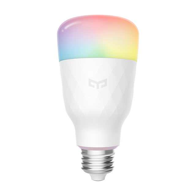 YEELIGHT Xiaomi Smart LED Light Bulb 1S,16 Million Colors E26 E27 RGB Dimmable 800lm Wi-Fi Bulbs Works with Razer Chroma