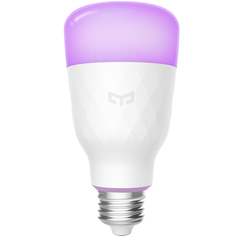 YEELIGHT Xiaomi Smart LED Light Bulb 1S,16 Million Colors E26 E27 RGB Dimmable 800lm Wi-Fi Bulbs Works with Razer Chroma