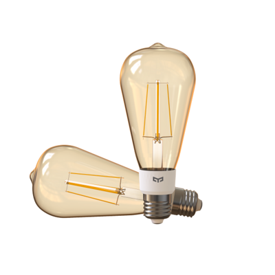 YEELIGHT Xiaomi LED Filament Bulb ST64 Vintage light bulb Smart led for home light E26 E27 Works with Amazon Alexa for Home BestSuppliers