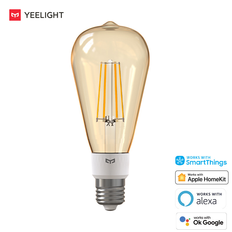 YEELIGHT Xiaomi Filament Bulb guaranteed quality Vintage led light bulb smart led home rgb light bulbs Smart LED ST64