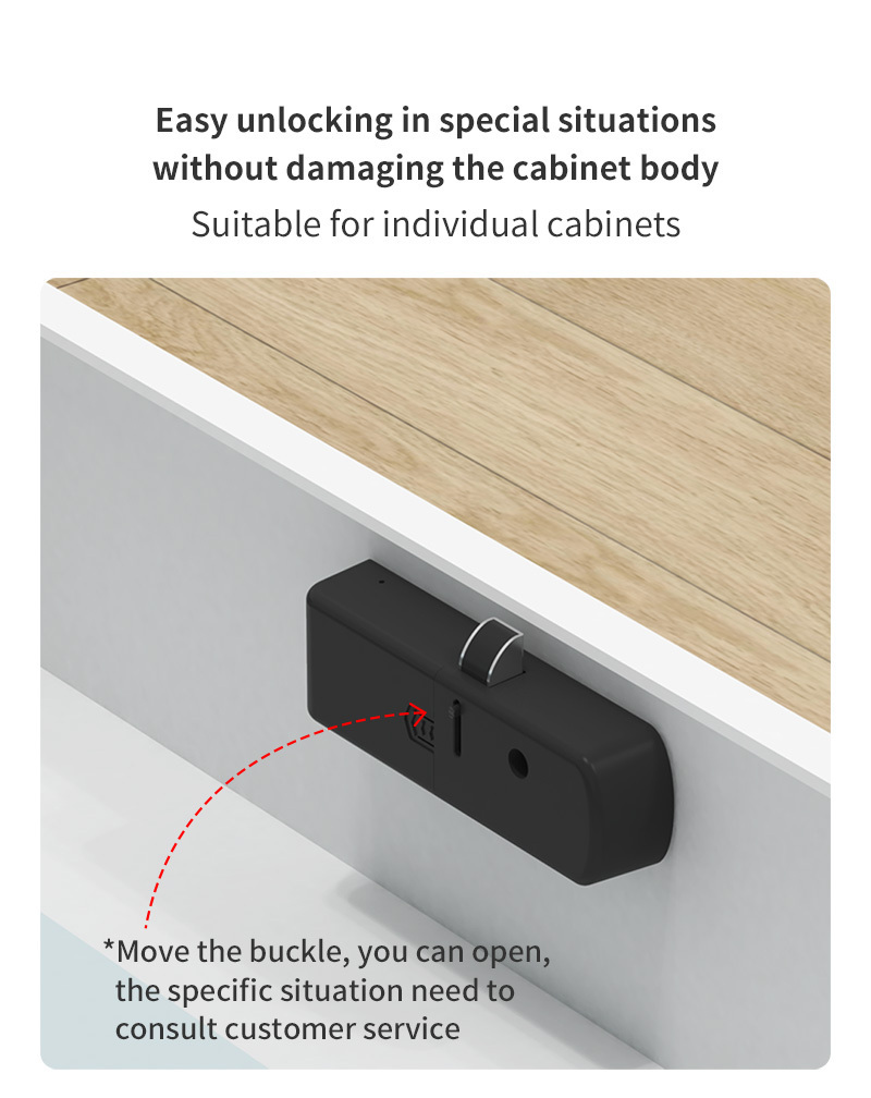 Yeelock digital biometric smart fingerprint locker lock for drawer and cabinet office file desk drawer lock