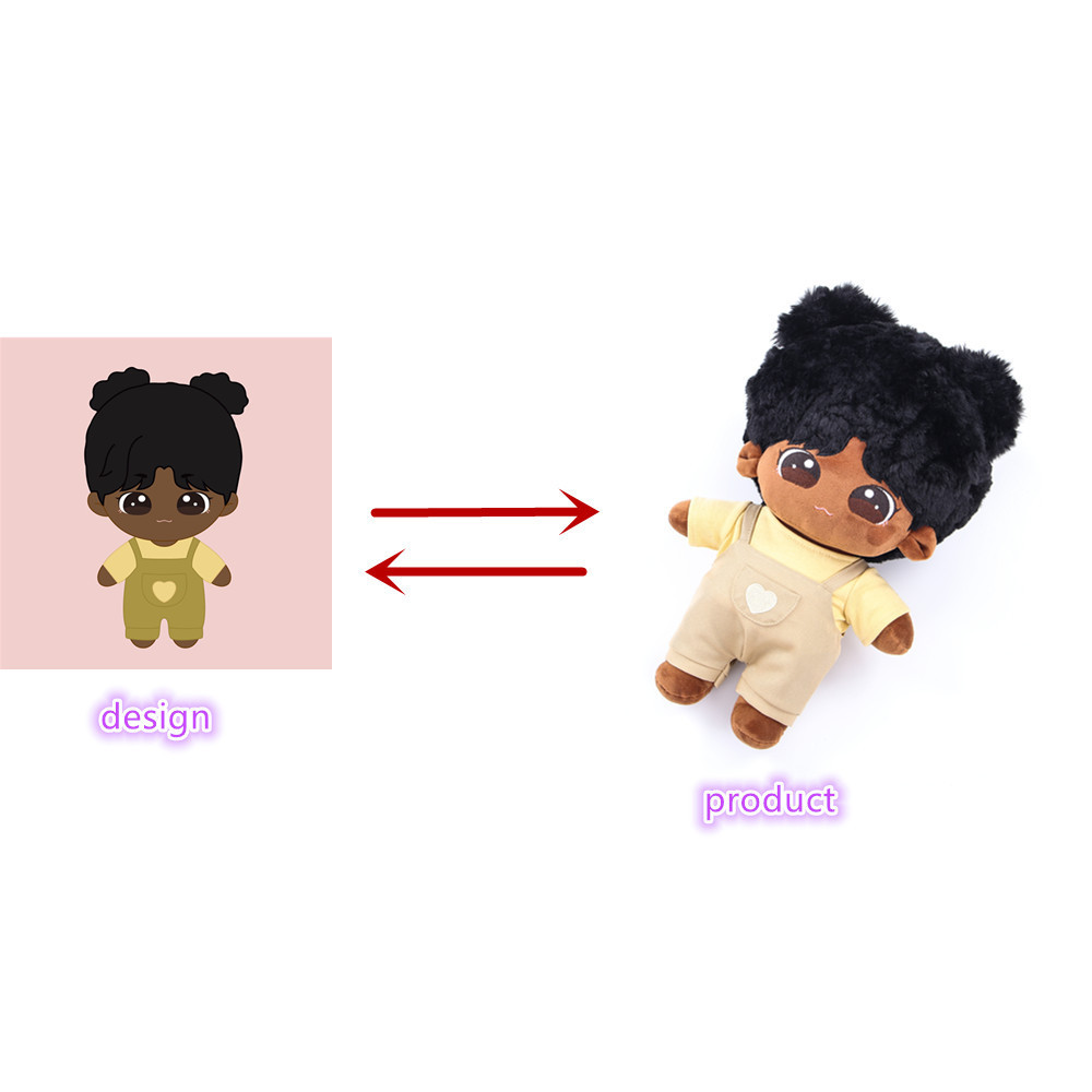 YEEMARY Free Sample Custom Kpop idol doll stuffed plush custom stuffed design custom plush doll girl and boy plush doll kids