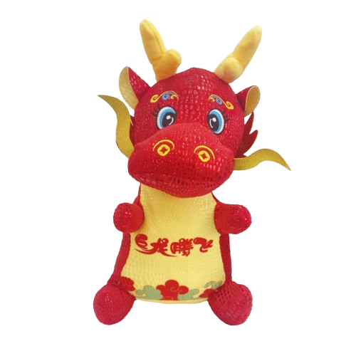 2024 Dragon Mascot Plush toy Opening Event Annual gift Zodiac dragon doll with personalized logo